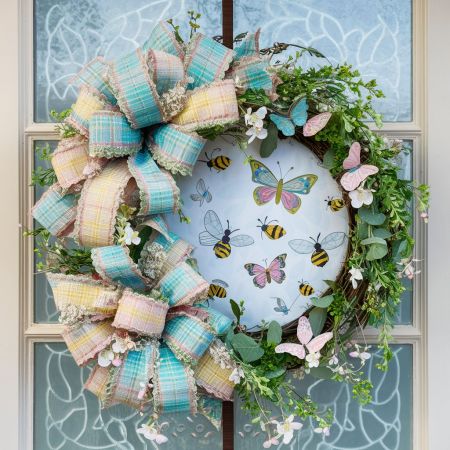 Spring time Floral Wreath